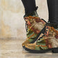 The Birth of Venus Sandro Women's Vegan Leather Combat Boots