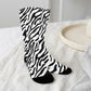 Zebra Stripe Socks - Custom Socks for Women Made in USA