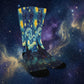 Van Gogh Galaxy Star Women's Crew Socks