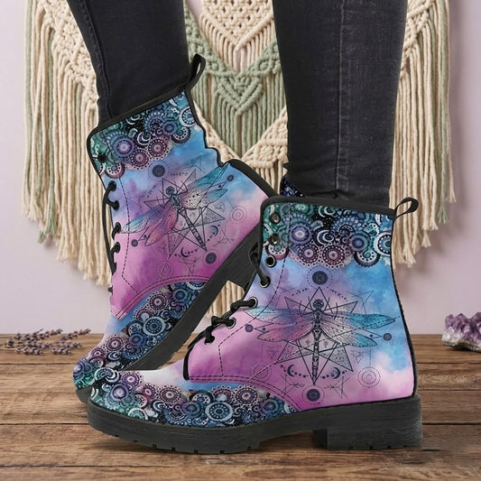 Dragonfly Purple Alpine Boots