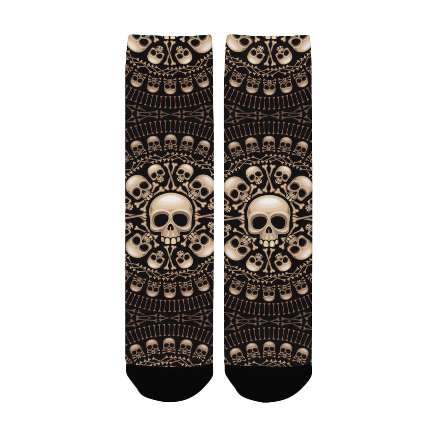 skulls and bones women's crew socks – Sole Design Studio