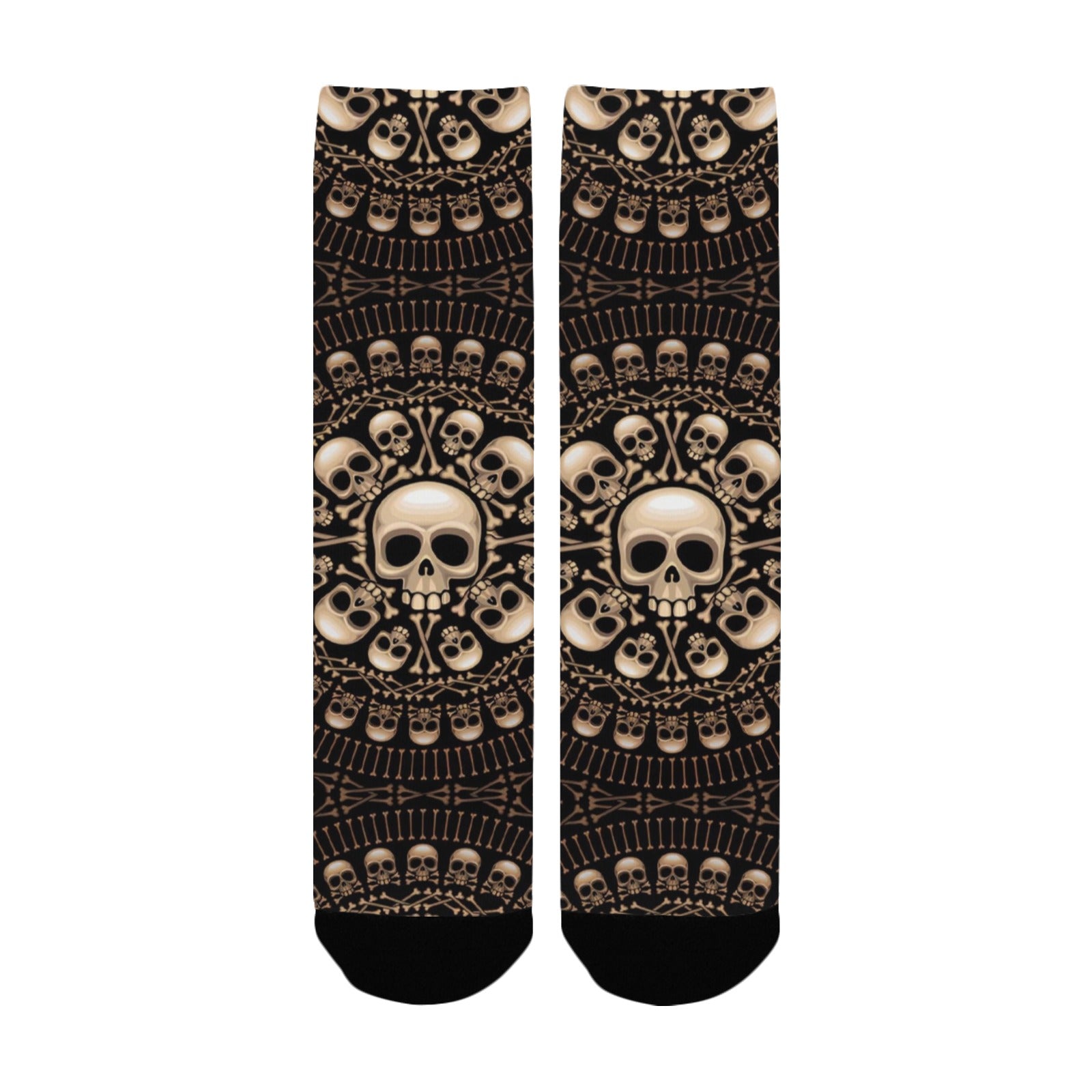 skulls and bones women's crew socks – Sole Design Studio