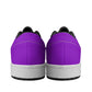 Rich Purple Women's Vegan Leather Sneakers