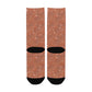 orange sparkle glitter women's crew socks – Sole Design Studio