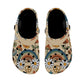 Boho Rainbow and Trippy Mushrooms Women's Clogs Black Sole