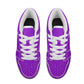 Rich Purple Women's Vegan Leather Sneakers