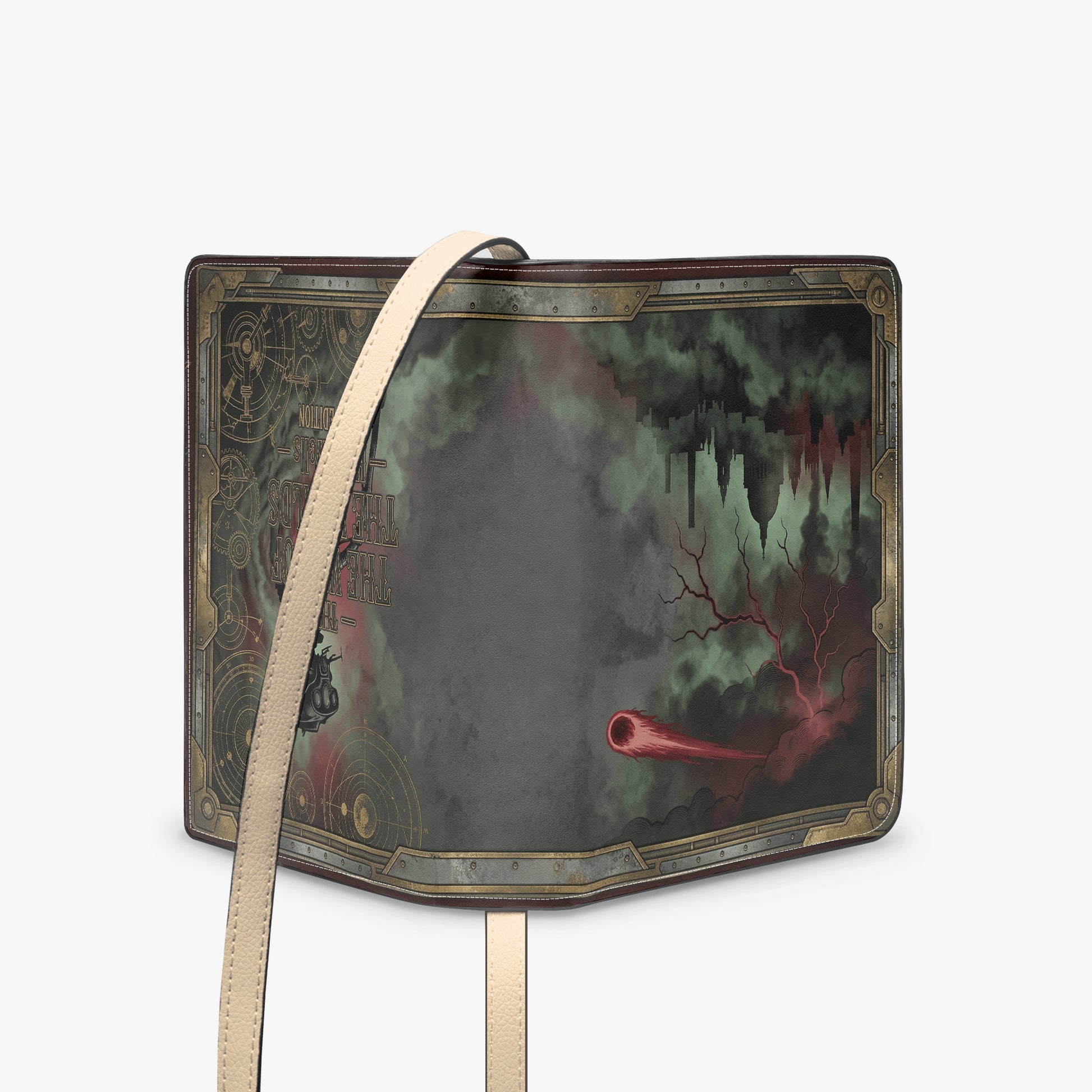 the war of the worlds hg wells sci-fi book lovers gift crossbody bag – Sole Design Studio