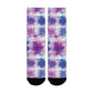 Grunge Pattern Socks - Custom Socks for Women Made in USA
