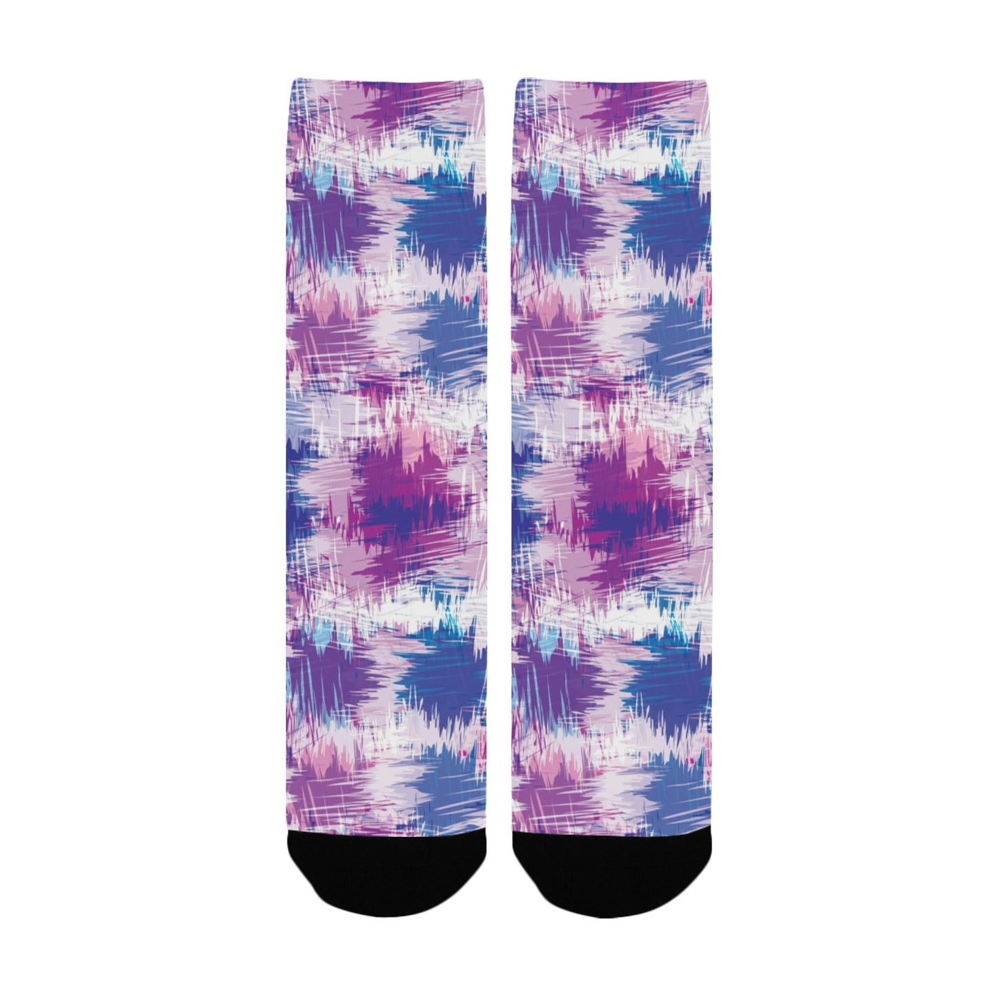 Grunge Pattern Socks - Custom Socks for Women Made in USA