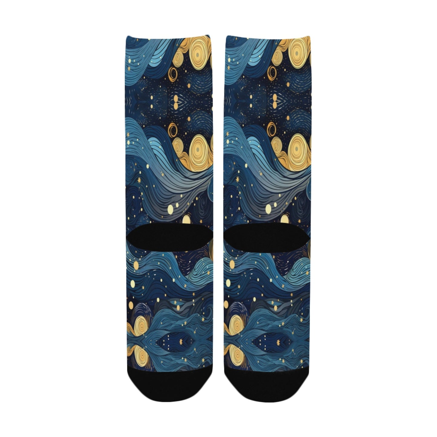 starry night galaxy women's crew socks – Sole Design Studio