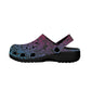 Bohemian Rainbow Adult Women's Clogs Black Sole