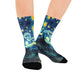van gogh galaxy star women's crew socks – Sole Design Studio
