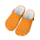 Orange Adult Women's Clogs Shoes