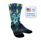 starry night galaxy women's crew socks – Sole Design Studio