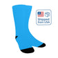 ssky blue women women's crew socks – Sole Design Studio