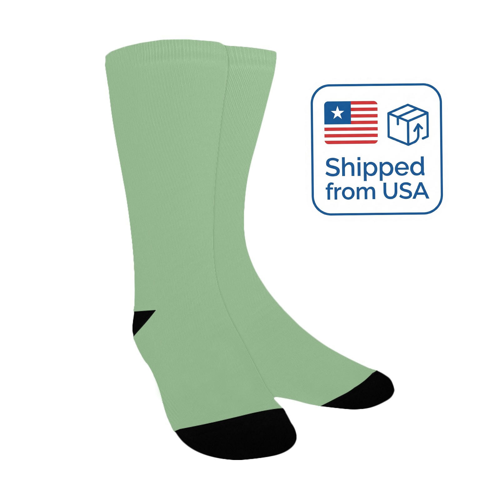 seea foam green women's crew socks – Sole Design Studio