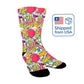 retro romantic women's crew socks – Sole Design Studio