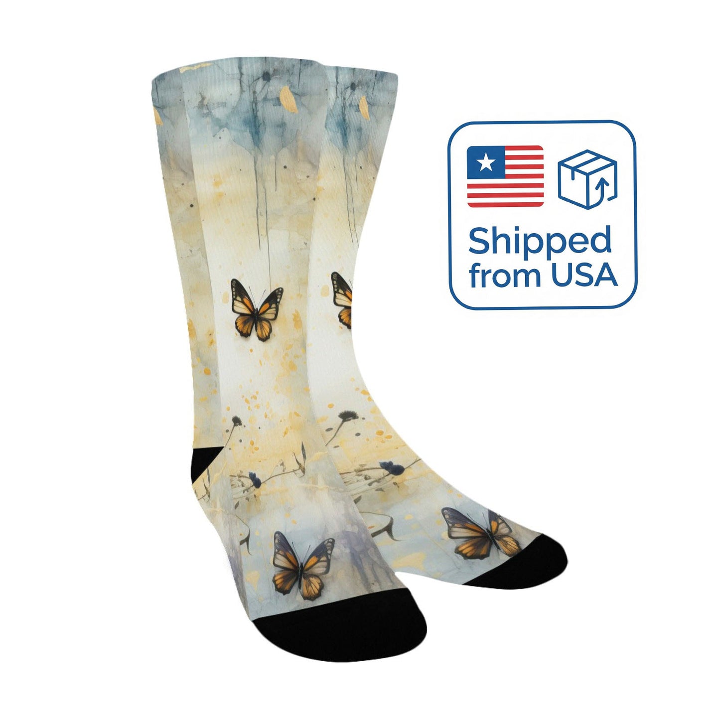 weathered meadow women's crew socks – Sole Design Studio