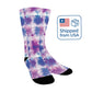 Grunge Pattern Socks - Custom Socks for Women Made in USA