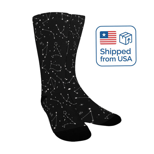 Celestial Seamless Socks - Custom Socks for Women Made in USA