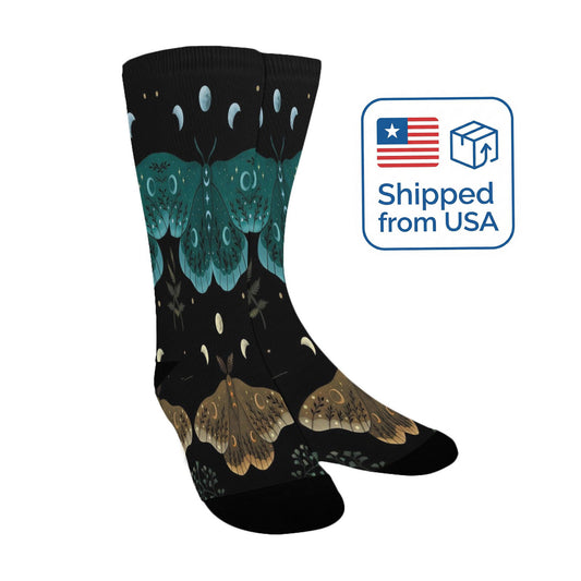 butterfly Socks - Custom Socks for Women Made in USA