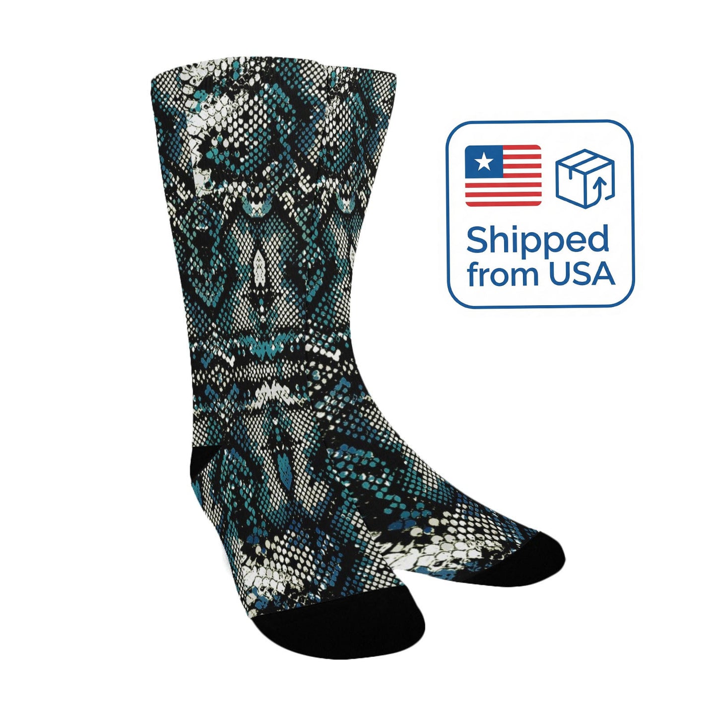 Animal Skin Socks - Custom Socks for Women Made in USA