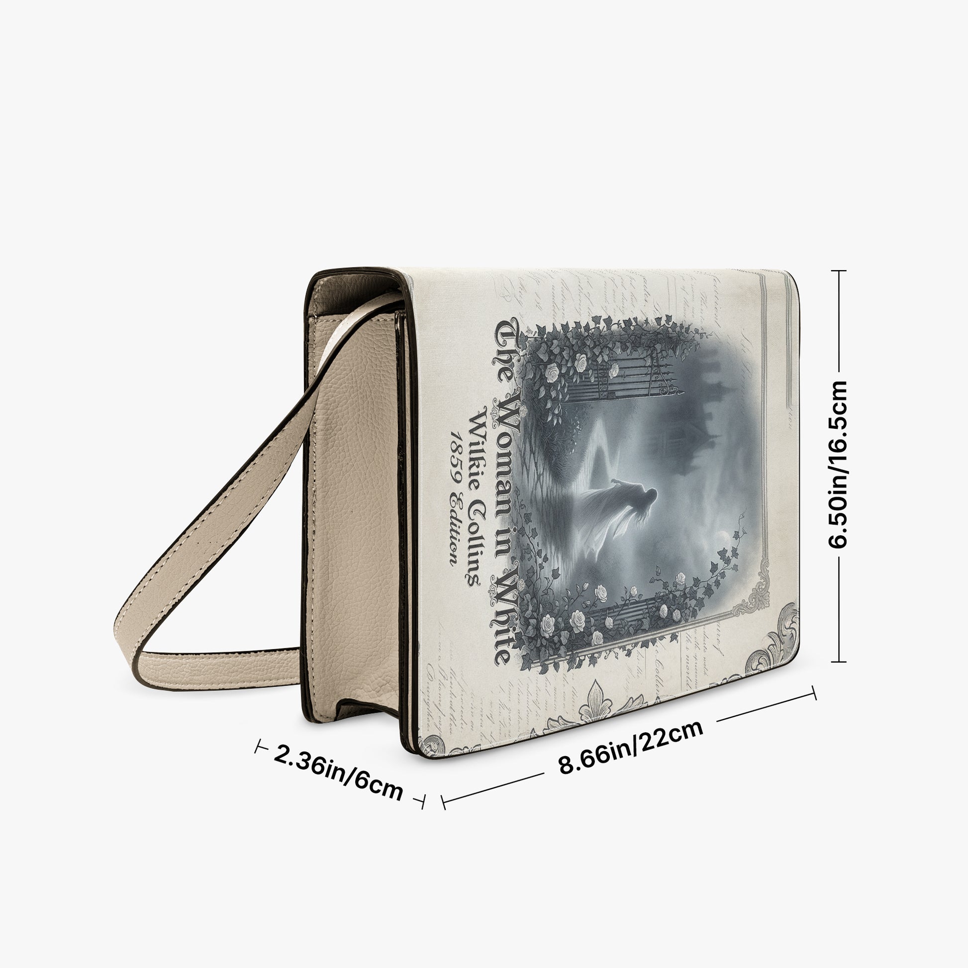 the woman in white wilkie collins victorian mystery women's literary handbag vegan leather – Sole Design Studio