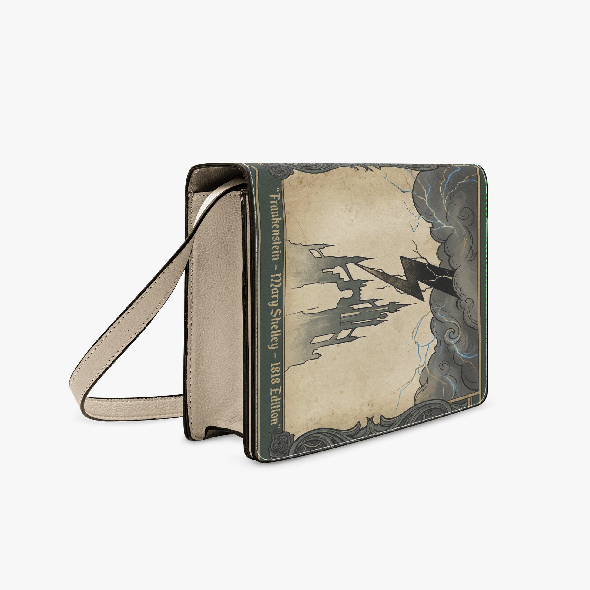 frankenstein mary shelley gothic women's literary handbag vegan leather – Sole Design Studio