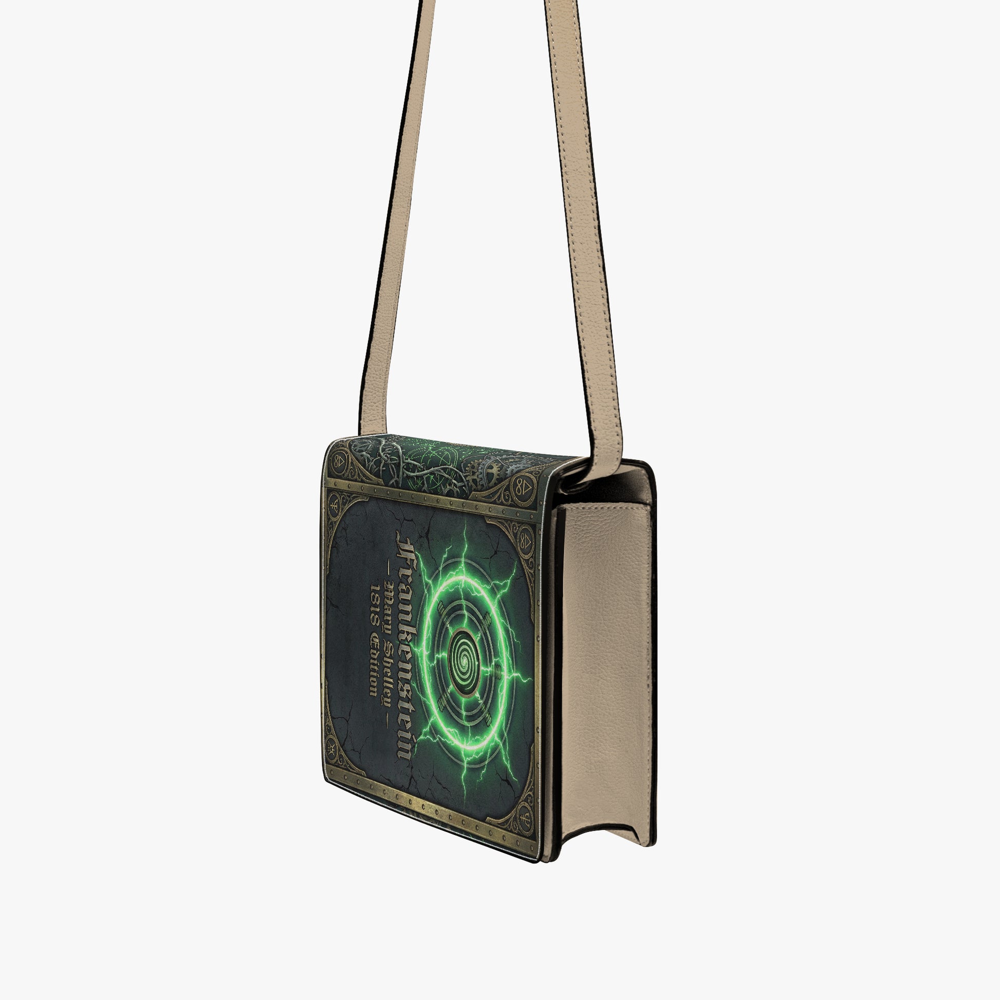 frankenstein mary shelley gothic women's literary handbag vegan leather – Sole Design Studio