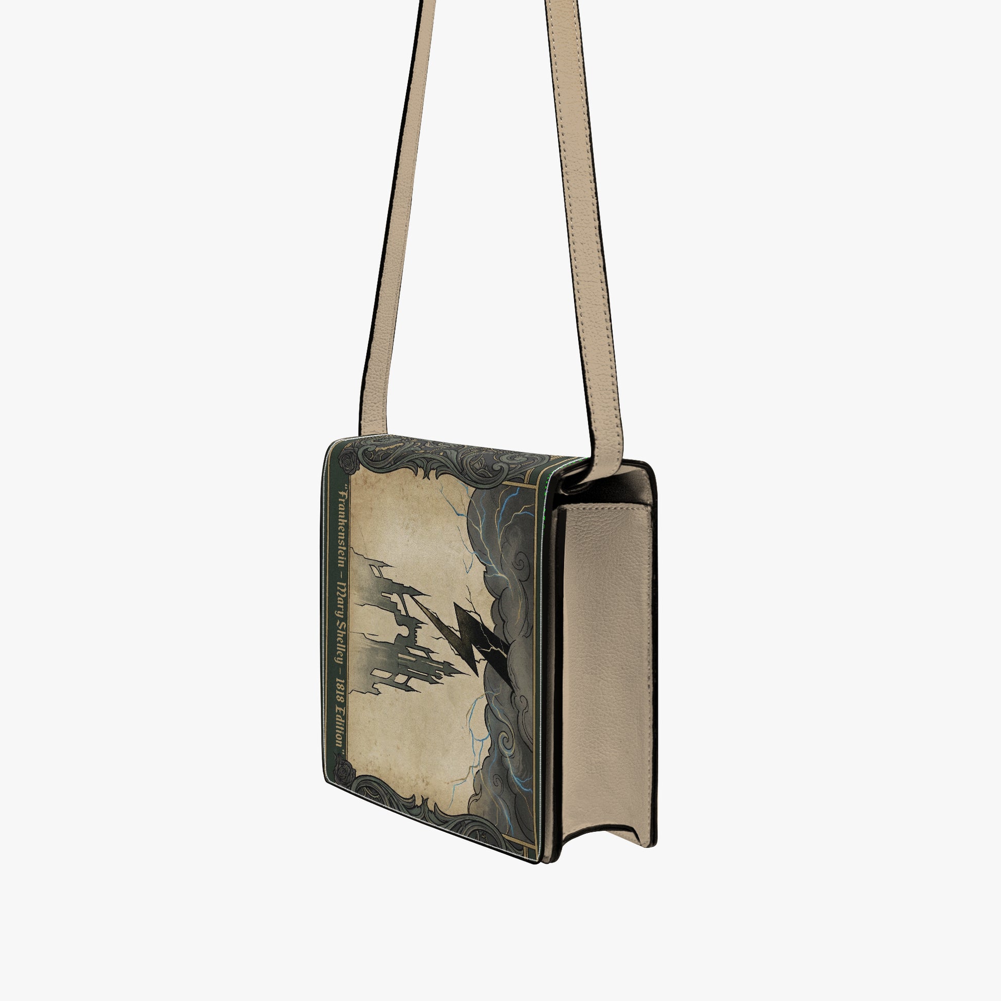 frankenstein mary shelley gothic women's literary handbag vegan leather – Sole Design Studio