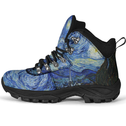 Vincent Van Gogh's Starry Night Women's Alpine Boots