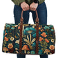 Whimsical Mushroom and Floral Art Women's Travel Bag