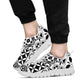 Black and White Multi Tile Women's Athletic Sneakers