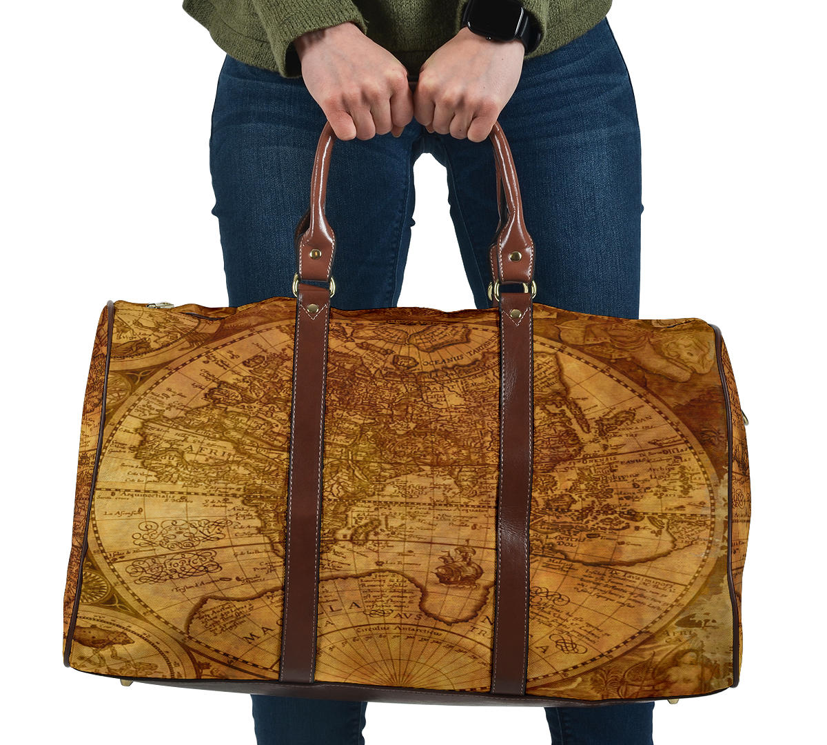 Old World Map Women's Travel Bag