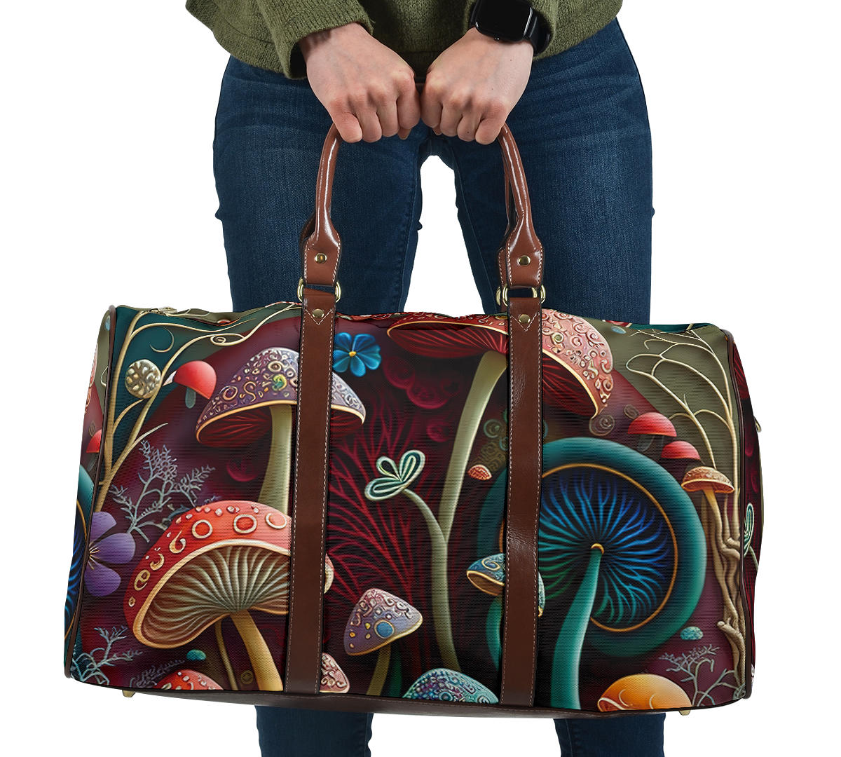 Abstract Mushroom Women's Travel Bag