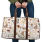 Tiny Bloom Watercolor Butterfly Women's Travel Bag