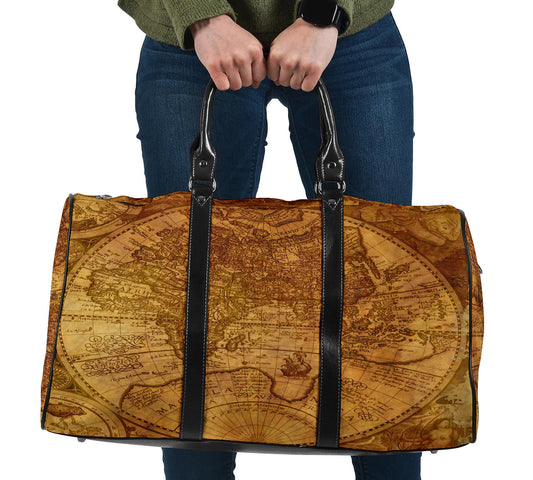 Old World Map Women's Travel Bag