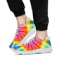 White Tie Dye Women's Athletic Sneakers Shoes