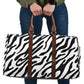 Zebra Stripe Women's Travel Bag