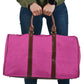 Hot Pink Women's Travel Bag