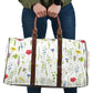 Watercolor Wildflowers Women's Travel Bag