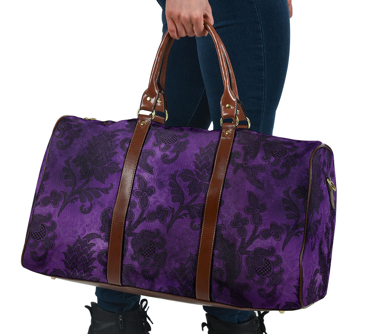 Purple Gothic Women's Travel Bag