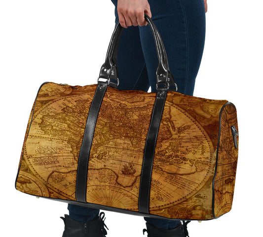 Old World Map Women's Travel Bag