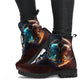 Gemini Twins Zodiac Women's Vegan Leather Boots