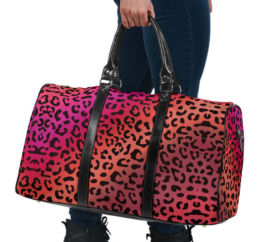 Orange Animal Women's Travel Bag