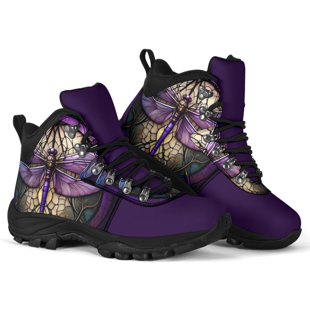 Dragonfly Purple Alpine Boots - READY TO SHIP