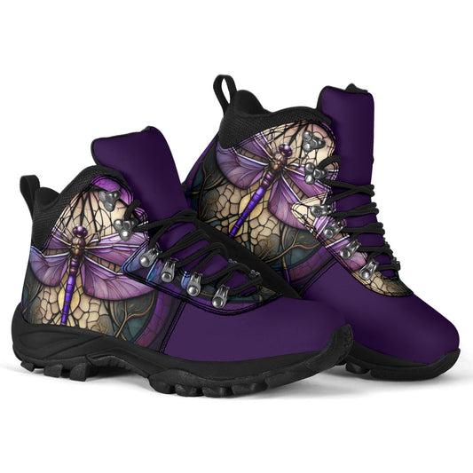 Dragonfly Purple Alpine Boots - READY TO SHIP