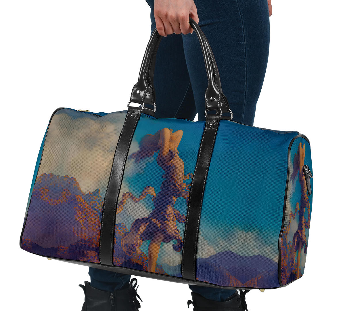 Ecstasy by Maxfield Parrish Women's Travel Bag