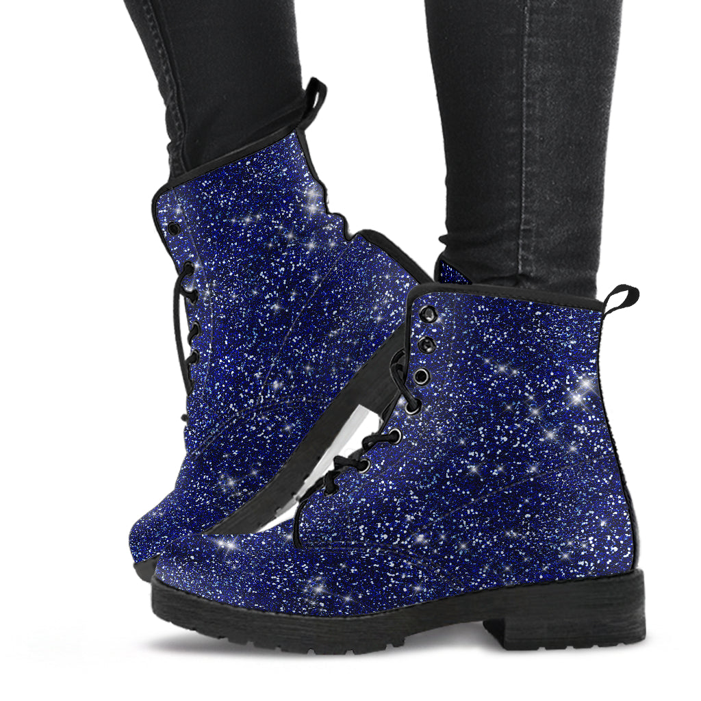 Sequin combat boots online