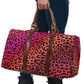 Orange Animal Women's Travel Bag